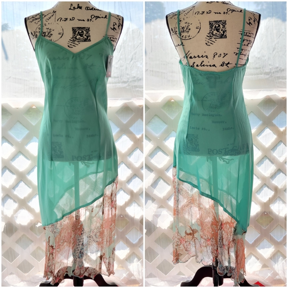 Vintage Guess Asymmetrical Slip Dress